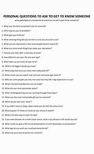 Image result for Personal Questions