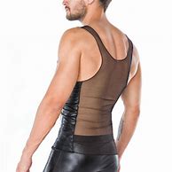 Image result for Leather Vest Gay Shirt