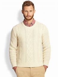 Image result for Men s Cable Knit Sweater