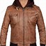 Image result for Real Leather Hooded Jacket