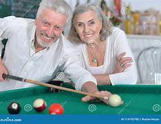 Image result for Senior Citizens Playing Billiards
