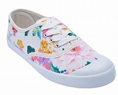 Image result for Women's Floral Flat Shoes