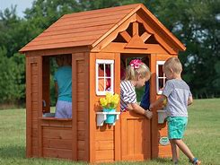 Image result for Kids Outdoor Playhouse