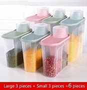 Image result for Plastic Clear Food Storage Containers with Lids