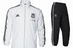 Image result for Adidas White Tracksuit Kids