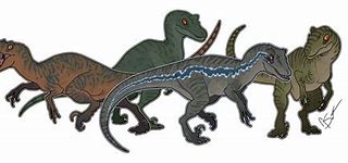 Image result for Jurassic Park Raptor Pack One Another Biting