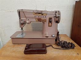 Image result for Brown Singer Sewing Machine