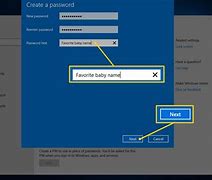 Image result for Create Username and Password in Windows 10