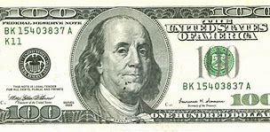 Image result for 100 Hundred Dollar Bill