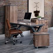 Image result for Industrial Style Home Office Furniture