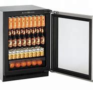 Image result for Small Beverage Refrigerator Glass Door