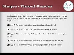 Image result for Stage 4 Throat Cancer Prognosis
