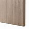 Image result for IKEA - BESTA Storage Combination W Doors/Drawers, Walnut Effect Light Gray/Lappviken White, 47 1/4X16 1/2X29 1/8 "