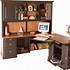 Image result for Cherry Wood Corner Computer Desk