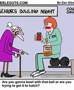 Image result for Bowling Cartoon Senior Citizens