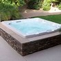 Image result for Narrow Pool with Hot Tub