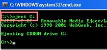 Image result for Open CD Tray Command