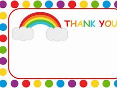 Image result for Rainbow Thank You Clip Art