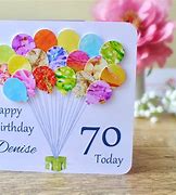 Image result for 70th Birthday Cards
