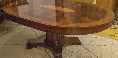Image result for Ethan Allen Oval Dining Table
