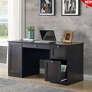Image result for Wood Home Office Desk with Drawers