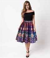 Image result for Plus Size Vintage Skirts