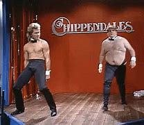 Image result for Chris Farley Chippendales Costume