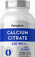 Image result for Calcium Citrate 630 Mg (Per Serving) Plus D3 500 IU, 220 Coated Caplets