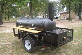 Image result for Used Trailer BBQ Smokers for Sale