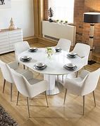 Image result for Oval Glass Dining Room Table Sets