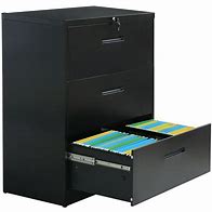 Image result for 3 Drawer Lateral File Cabinet Wood