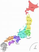 Image result for Japan Province Map