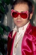 Image result for Elton John Scarf and Sunglasses