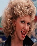 Image result for Grease Olivia Newton-John Hair in the One That You Want