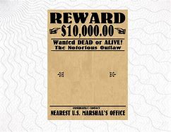 Image result for Wanted Poster SVG