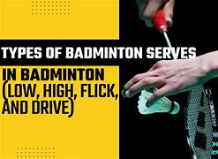 Image result for badminton serves pe