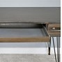 Image result for Glass and Metal Desk