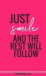 Image result for Just Smile