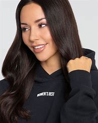 Image result for Red and Black Cropped Hoodie