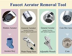 Image result for Remove Kitchen Faucet Aerator