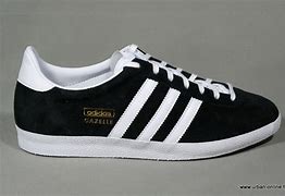 Image result for Adidas Black and Gold Gazel's