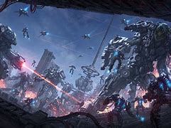 Image result for Sci-Fi Ground Battle