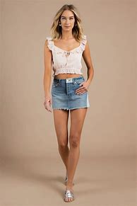 Image result for Denim Skirt Models