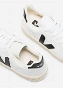 Image result for Woman's Veja White Leather Sneakers V1.0