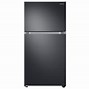 Image result for Black Top Freezer Refrigerator with Ice Maker