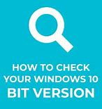 Image result for How to Check Windows Bit Version