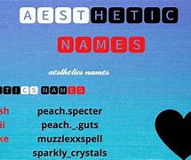 Image result for Aesthetic Name Generator