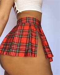 Image result for High-Waisted Mini Skirt