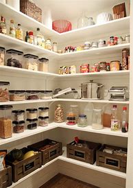 Image result for Organizing Deep Kitchen Pantry