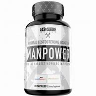 Image result for Axe & Sledge Supplements™ MANPOWER - Natural Testosterone Booster 90 Capsules